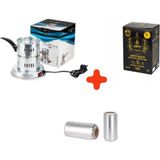 Kefo Patentli Galvaniz Elektrikli Ocak 600W + 1 kg Kefo Gold Nargile Kömürü + Rulo Folyo