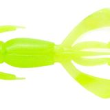 Keitech Crazy Flapper 3.6" #026S Clear Chartreuse Glow Silikon Yem