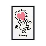 Keith Haring – Aşk, Sevgi, Birlik ve Umut Temalı Pop Art Dekoratif Hediye Not Kartı & Kartpostal | 10x15 cm