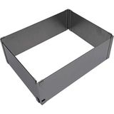 Kek Kalıbı Dikdörtgen Ayarlı Derinlik 18CM-36CM 24CM-48CM H8CM