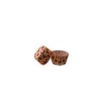 Kek Kalıbı Pet Kapsül 52X45 MM Kağıt Cupcake Kağıdı - 100 Adet Sarıya Kırmızı Kalpli Yazılı