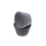 Kek Kalıbı Pet Kapsül 52X45 MM Kağıt Cupcake Kalıbı - 100 Adet Gri