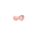 Kek Kalıbı Pet Kapsül 65*38 Mm Kağıt Cupcake Kağıdı - 100 Adet Puantiyeli Pembe