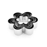 Kek Kurabiye Ve Pasta Kalıbı Metal 5 Li Set Papatya
