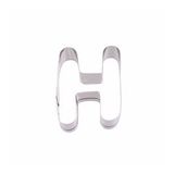 Kek Kurabiye Ve Pasta Kalıbı Metal H Harfİ Büyük Boy Alfabe 8.5 CM