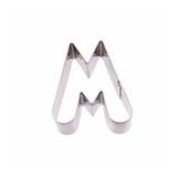 Kek Kurabiye Ve Pasta Kalıbı Metal M Harfİ Büyük Boy Alfabe 8.5 CM
