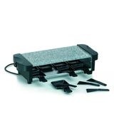 Kela 66663 Raclette/Hot Stone Ceneri 8 Kişilik, Siyah