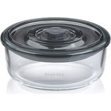 Kela Cam Yuvarlak Saklama Kabı 11 cm - Standart