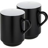 Kela Siyah Mattia 2'li Kupa Seti 300 ml - Standart