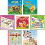 Kelebek (Anna Milbourne) + Küçük Vak Vak + Oyuncak Ayılarla Renkler + Oyuncak Ayılarla Şekiller + İyi Ki Varsın Çiftlik (Esra Canoğlu) + Hoş Geldin Bebeğim + Seni Seviyorum Miniğim / 7 Kitap Set