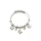 Kelebek Charm Bilezik - Gümüş