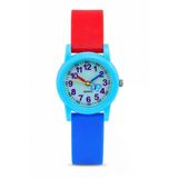 Kelebek Desenli Açık Mavi Kız Erkek Çocuk Kol Saati Analog Saat St-304414