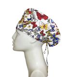 Kelebek Desenli Doktor Hemşire Aşçı Cerrahi Bone Hastane Bone Bandana M456