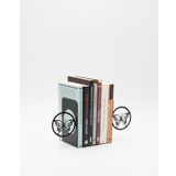 Kelebek Desenli Metal Kitap Desteği - Kitap Tutucu - Ev Ve Ofis Dekoratif Aksesuar (2 Lİ SET)
