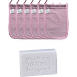 Kelebek Hamam Ince Banyo Kesesi Standart Pembe 6 Adet + Dalan Sultan Hamam Doğal Banyo Sabunu 200 gr