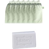 Kelebek Ince Lastikli Hamam Kesesi 6 Adet + Dalan Naturel Banyo Sabunu