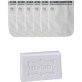 Kelebek Ince Standart Bağlamalı Beyaz Hamam Kesesi 6 Adet + Dalan Sultan Hamam Doğal Banyo Sabunu 200 gr