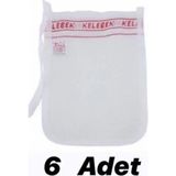 Kelebek Kalın Kese 6'Li Sert Hamam Kese Gelin Kesesi