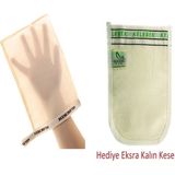 Kelebek Kese Ipek Hakiki Koza Ipeğinden Banyo Kesesi+ Eksra Kalın Kese li li - 1