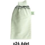 Kelebek Kese Kelebek Hamam Banyo Kesesi Standart Lastikli Beyaz 24 Adet - 1