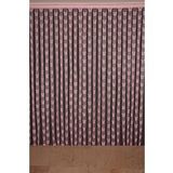 KELEBEK MODEL PEMBE RENK İP PERDE HAZIR DÜĞMELERİ DİKİLMİŞ İP PERDE 300*280 cm