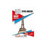 Kelebek Oyuncak 3d Ahşap Eyfel Kulesi Maketi (boyanabilir)