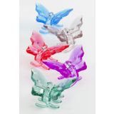 Kelebek Renkli Mandal Toka 8 cm