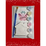 Kelebek Rüyası Sanat Atölyesi Taş Boyama Seti-M , Yılbaşı Temalı 1 Adet Obje, Kendin Yap, Okul Etkinliği ,doğum Günü - 10 ADET
