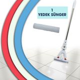 Kelebek Sıkma Mekanizmalı Süngerli Mop Yeni Pratik Sistem Temizlik Seti
