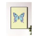 Kelebek Tasarımlı 24*33 Cm 350 Gr. Kuşe Kağıt Poster Pytkpstr050