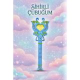 Kelebek Tasarımlı Sesli ve Işıklı 30 CM Boyutunda Eğlenceli Oyuncak Sihirli Değnek MAVİ