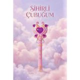 Kelebek Tasarımlı Sesli ve Işıklı 30 CM Boyutunda Eğlenceli Oyuncak Sihirli Değnek PEMBE