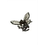 Kelebek Taşlı Minik Metal Mandal Toka 2,5 cm