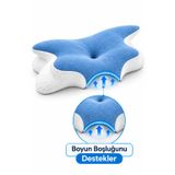 Kelebek Uyku Yastığı Boyun Destekli%100 Memory Foam Visco Yastık | Kelebek Form