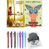 Kelebek Zihinli Çocuk ve Emilia Ağaçta 2'li Set - Kalem