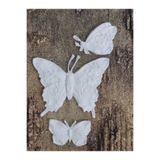 Kelebekler Esnek Aplik No:HS50 Ahşap, Mobilya Yenileme, Mobilya Süsleme 6x5 cm