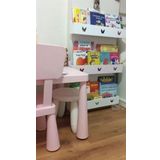 Kelebekli Lana Çocuk Odası Montessori Rafı