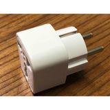 Kelepir Fırsatlar 2 Adet Üniversal Çevirici Priz Amerikan Ingiliz Topraklı Elektrik Fiş Dönüştürücü Adaptör