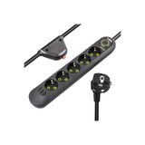 Kelepir Fırsatlar Beşli Grup Priz 1.5 Metre Akım Korumalı 3 USB Çıkışlı Anahtarlı KPF7-88F3 Siyah