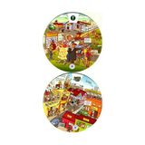 KELIME ÇARKI - KENT HAYATI VE YÖN-YOL TARIFI (İNGILIZCE, İSPANYOLCA, ALMANCA, FRANSIZCA, İTALYANCA) MULTILINGUAL VOCABULARY WHEELS - IN TOWN - KOLEKTIF