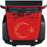 Kelime-I Tevhid - Ay Yıldız - Türk Bayrağı - Araba Oto Motosiklet Karavan Sticker 00168 - 100x77 Cm - Altın
