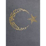 Kelime-I Tevhid - Ay Yıldız - Türk Bayrağı - Araba Oto Motosiklet Karavan Sticker 00168 - 30x23 Cm - Altın