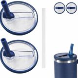 Kelira Pipetli Termos Sızdırmaz Kapak 1.18 Lt ve 1.20 Lt Uyumlu Bpa Içermez Premium Kalite - Lacivert
