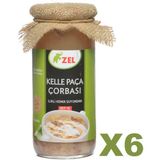 Kelle Paça Çorbası 480 ml - Ilikli Kemik Suyundan - 6 Adet
