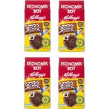 Kellogg's Coco Pops Çikolatalı Buğday ve Mısır Gevreği 1200 gr x 4 Adet - 1,2 kg