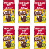 Kellogg's Coco Pops Çikolatalı Buğday ve Mısır Gevreği 1200 gr x 6 Adet - 1,2 kg