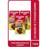 Kellogg's Coco Pops Kakaolu Buğday Ve Mısır Gevreği 700 gr X 3 Adet, Lif, Demir Ve 7 Vitamin Içer