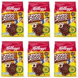 Kellogg's Coco Pops Kakaolu Mısır ve Buğday Gevreği 450 gr x 6 Adet