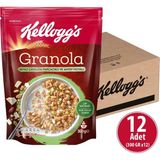 Kellogg's Granola Beyaz Çikolata Parçacıklı ve Antep Fıstıklı 300 G x12 Adet, %46 Yulaf Ezmesi, Lif Kaynağı Kahvaltılık Gevrek - 300 gr
