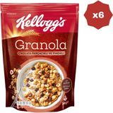 Kellogg's Granola Çikolata ve Fındıklı Tahıl Gevreği 340 gr - (6 Adet)